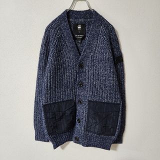 ジースター(G-STAR RAW)のジースターロウ　カーディガン　ポケット切り替え(カーディガン)