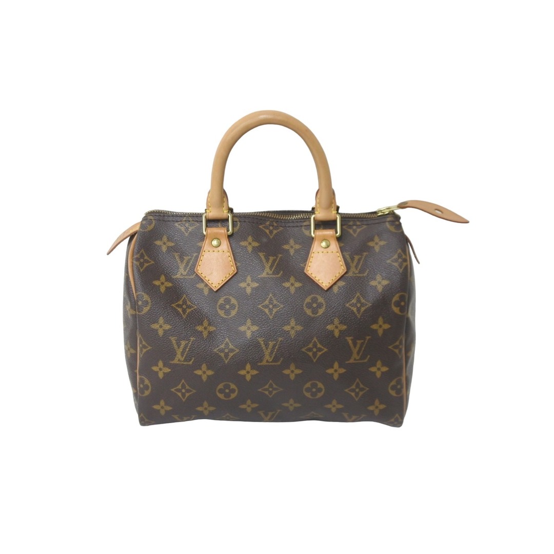 LOUIS VUITTON ルイヴィトン ハンドバッグ スピーディ25 モノグラムキャンバス M41109 ゴールド金具 良品  58549ファスナー内側