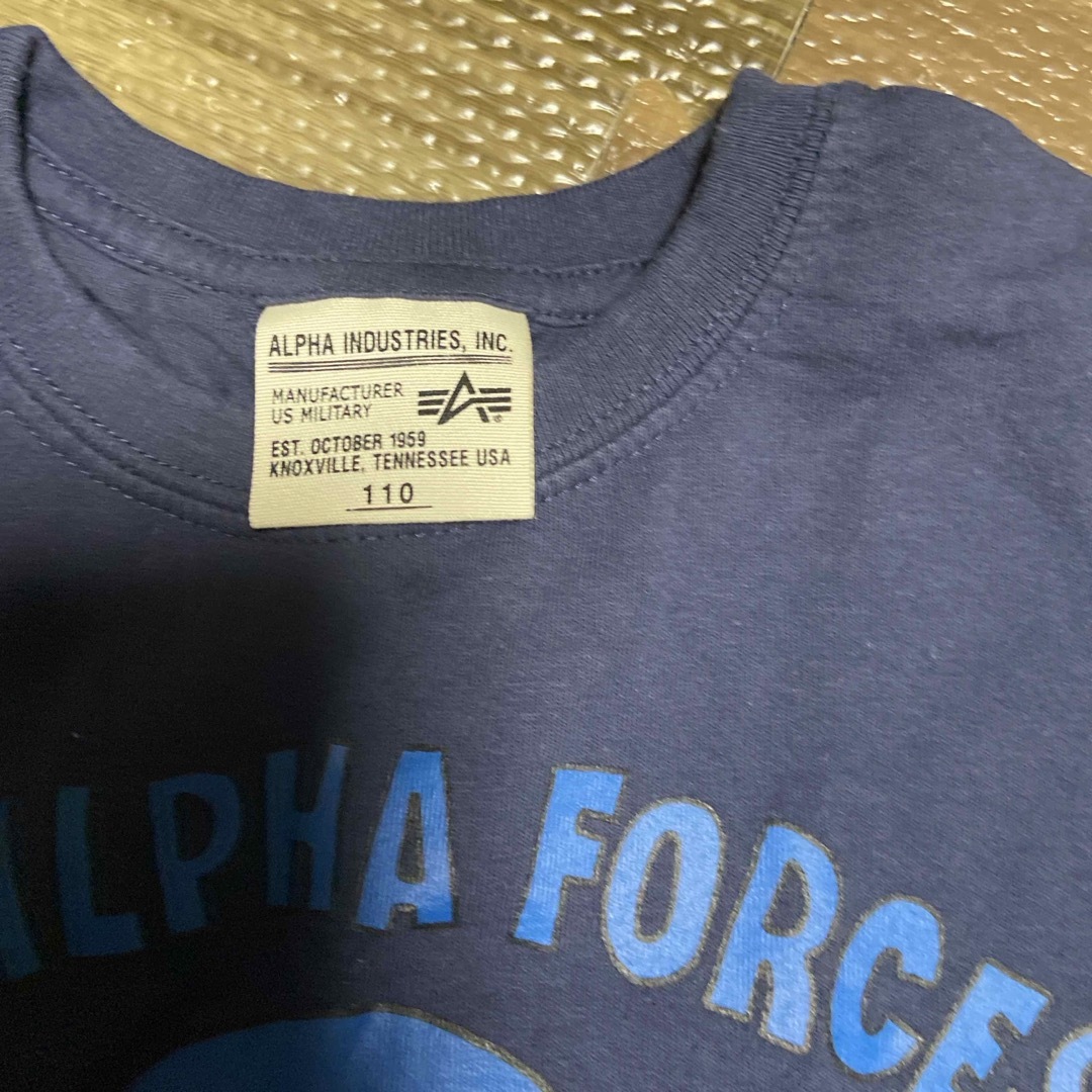 ALPHA INDUSTRIES(アルファインダストリーズ)のALPHA INDUSTRIES 子供用Tシャツ キッズ/ベビー/マタニティのキッズ服男の子用(90cm~)(Tシャツ/カットソー)の商品写真