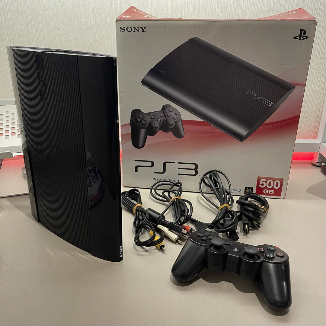 PlayStation3本体(CECH-4300C)500GB +ソフト付