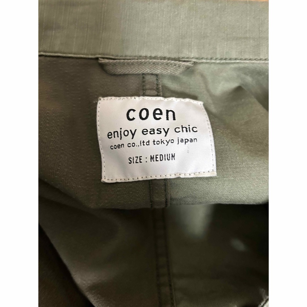 coen(コーエン)の新品未使用 coen パッチワークジャケット メンズのジャケット/アウター(ミリタリージャケット)の商品写真