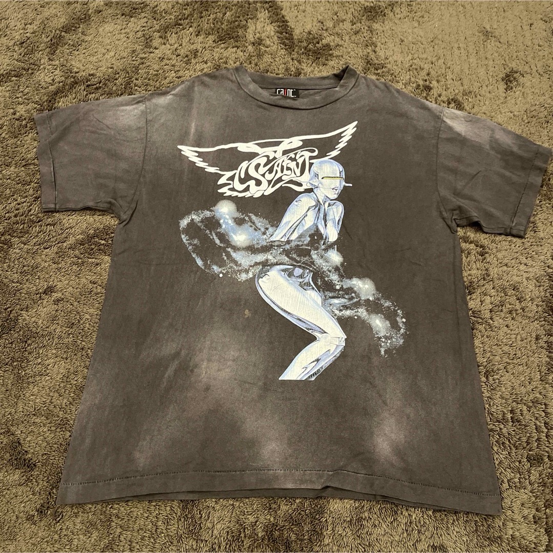 Tシャツ/カットソー(半袖/袖なし)Tシャツ SAINT MICHAEL セントマイケル 空山基 サイズ:L