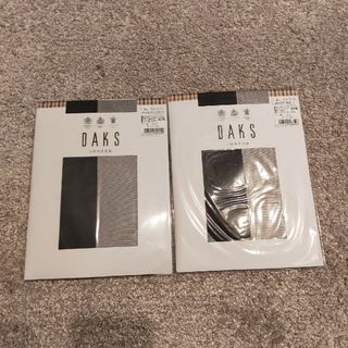 ダックス(DAKS)のダックス　ストッキング　黒　2足セット(タイツ/ストッキング)