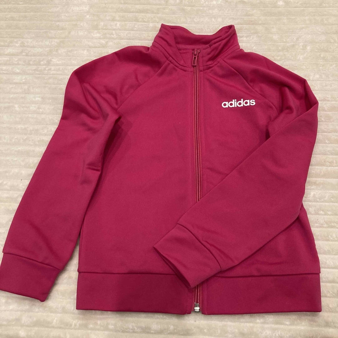 adidas(アディダス)のadidas ジャージ　ジャケット　120 キッズ/ベビー/マタニティのキッズ服女の子用(90cm~)(ジャケット/上着)の商品写真