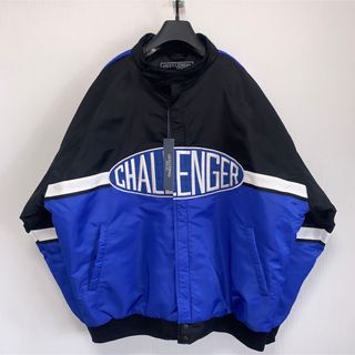 ネイバーフッド(NEIGHBORHOOD)のXL黒青【CHALLENGER】CMC RACING JKT／新品タグ付／送料込(ナイロンジャケット)