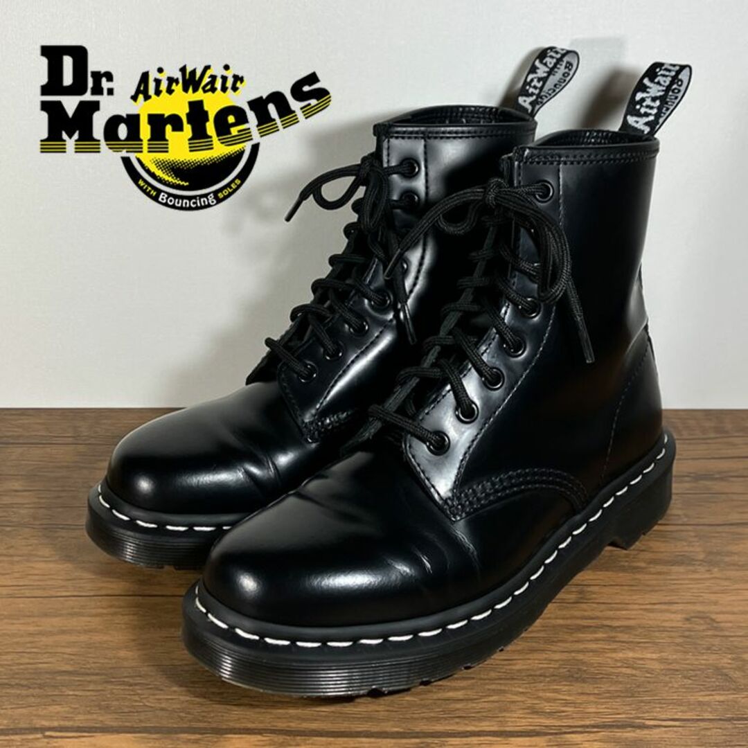 Dr.Martens マーチン ホワイトステッチ 8ホール ブーツ UK5