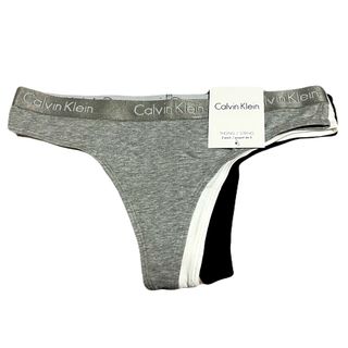 カルバンクライン(Calvin Klein)の【新品】Calvin Kleinカルバンクライン　コットンTバック3枚組(ショーツ)