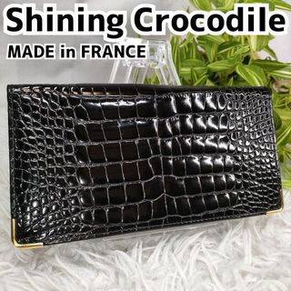 Crocodile - Crocodile クロコダイル 長財布 クロ 205-8161の通販 by ...