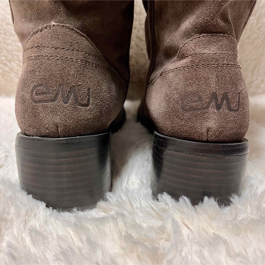 EMU Australia(エミュオーストラリア)のemu Australia ロングブーツ ムートン ヒール 25cm ボア レディースの靴/シューズ(ブーツ)の商品写真