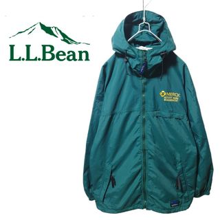 エルエルビーン(L.L.Bean)の【L.L.Bean】80's USA製 企業ロゴ ナイロンジャケットA-1548(ナイロンジャケット)