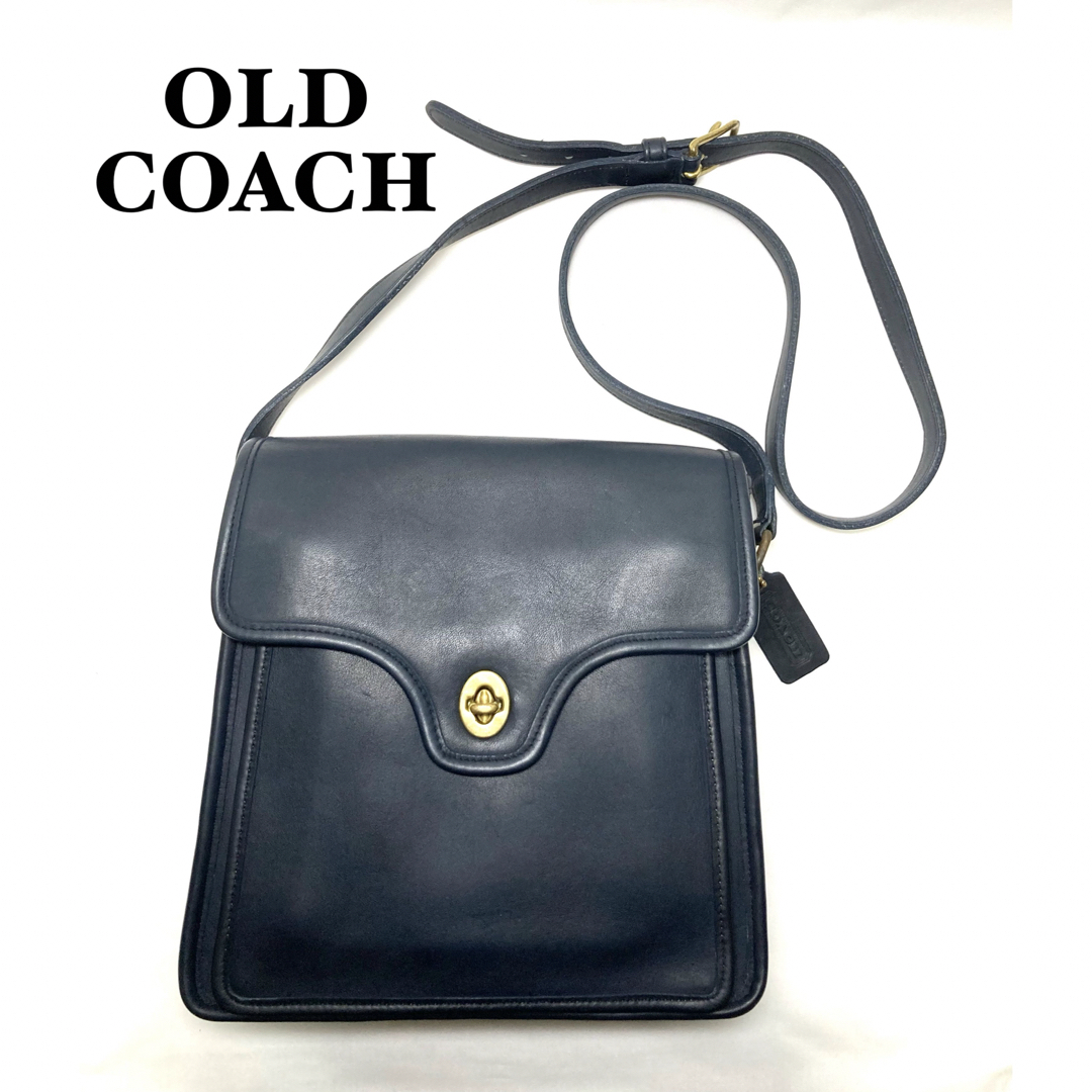 【美品】COACH オールドコーチ　ショルダーバッグターンロック　B4C9917