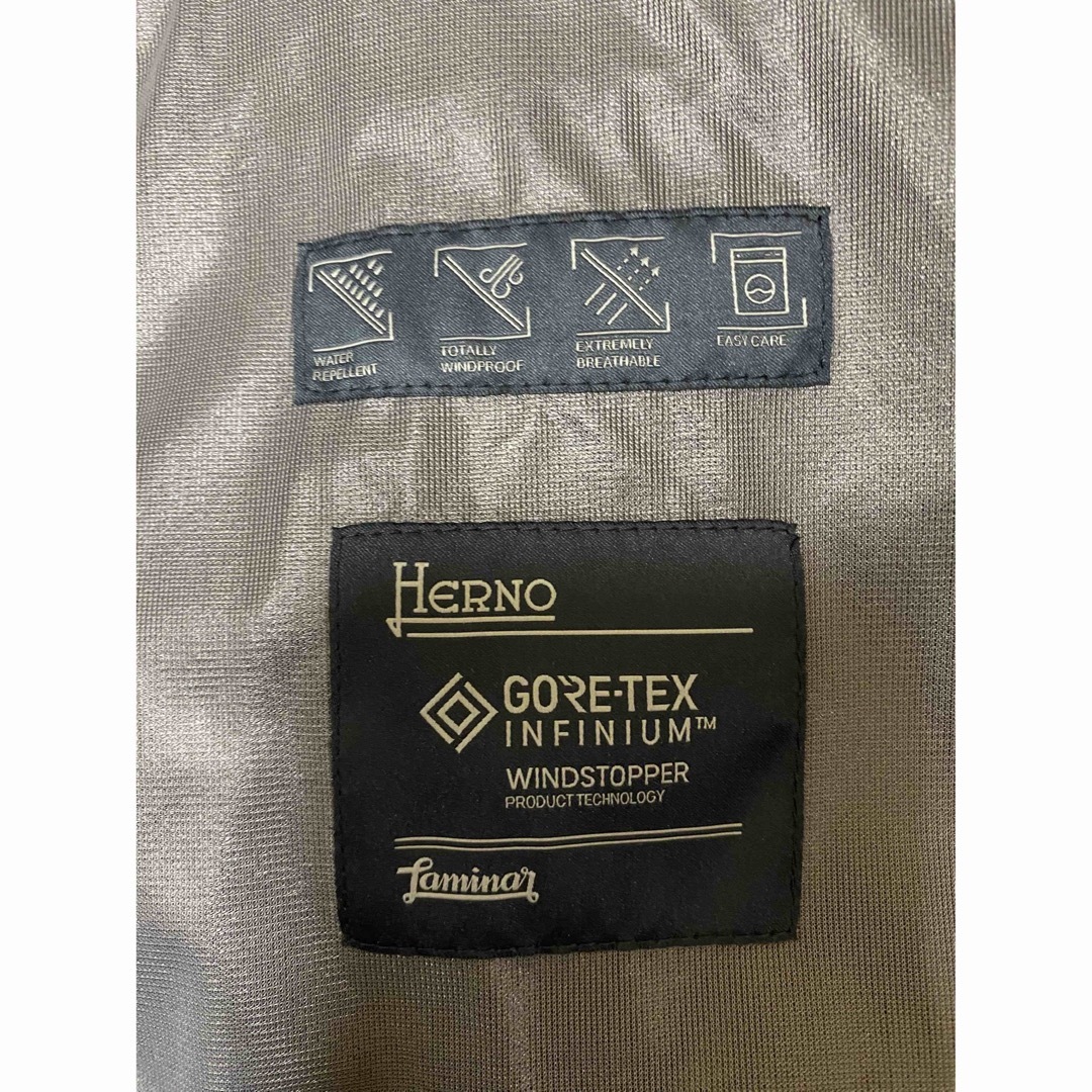 HERNO(ヘルノ)のヘルノ ラミナー 2レイヤー ゴアテックス ダウン チェスターコート　HERNO メンズのジャケット/アウター(ダウンジャケット)の商品写真