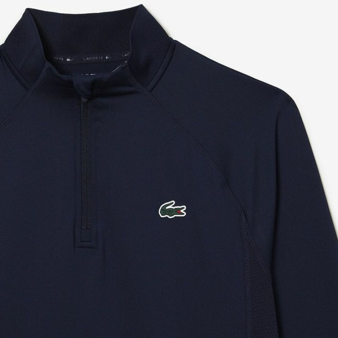 LACOSTE(ラコステ)のラコステ ジップアップ ゴルフ ジャケット Lサイズ ネイビー SH5221  メンズのトップス(その他)の商品写真