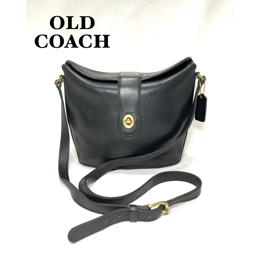 【美品】COACH オールドコーチ　ショルダーバッグターンロック　A4C9948