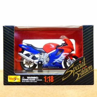 【Maisto】HONDA CBR 600F Red Blue 1:18(ミニカー)