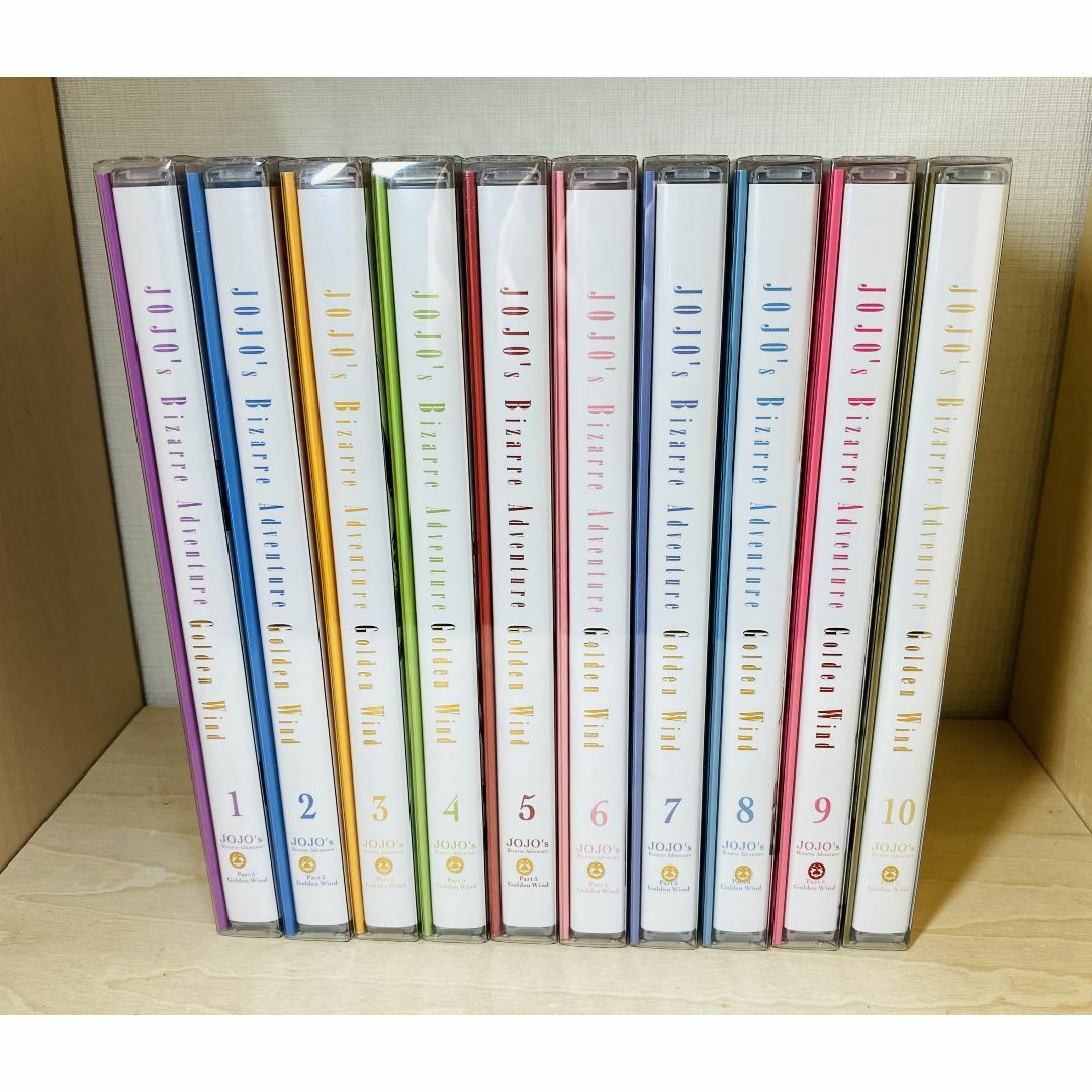 Blu-ray ジョジョの奇妙な冒険 第5部 黄金の風 初回版 全10巻セット