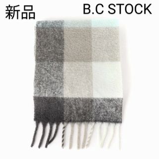 ベーセーストック(B.C STOCK)のB.C STOCK ORIGINAL ブークレチェックマフラー ベーセーストック(マフラー/ショール)