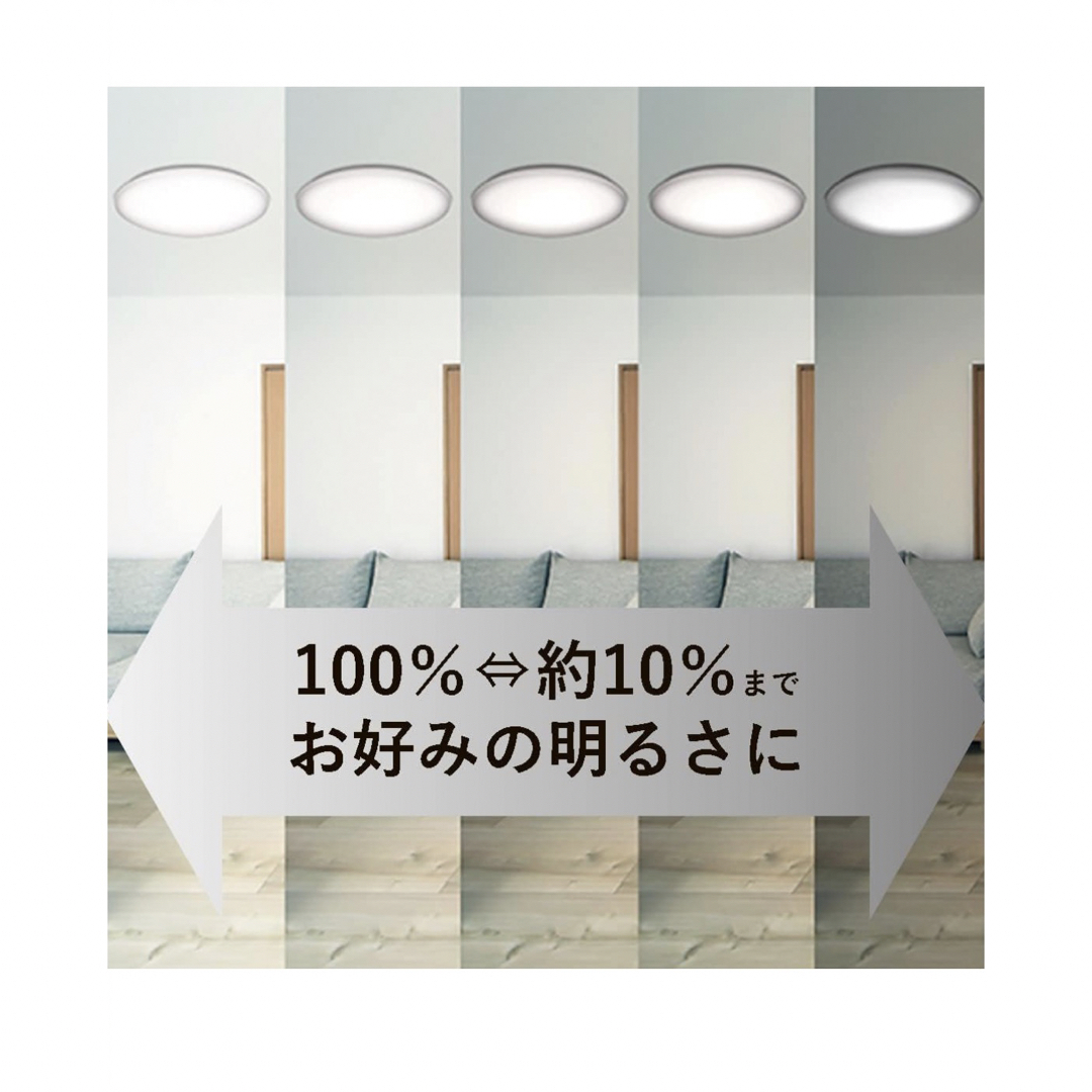 タキズミ(Takizumi) リモコンLED シーリングライト12畳用 木製枠付 インテリア/住まい/日用品のライト/照明/LED(天井照明)の商品写真