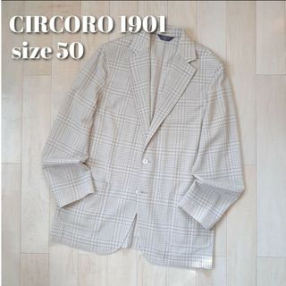 CIRCOLO1901 Brilla別注 ストレッチウール グレンチェック 50