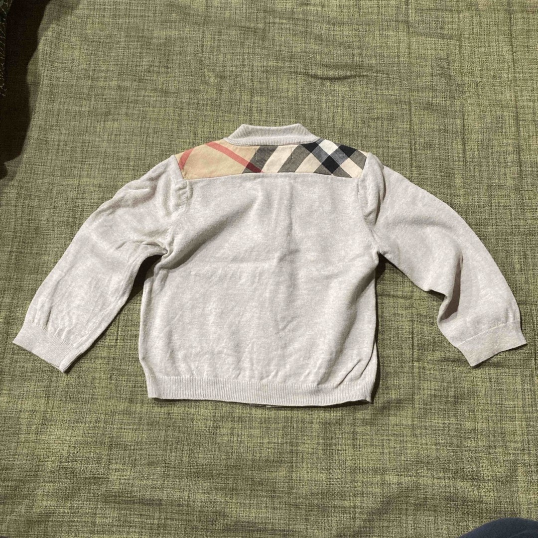 BURBERRY(バーバリー)のBURBERRY ベージュカーディガン キッズ/ベビー/マタニティのキッズ服女の子用(90cm~)(カーディガン)の商品写真