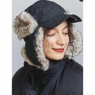 ザノースフェイス(THE NORTH FACE)の【新品】フロンティアキャップ　ノースフェイス　ボンバー　防水　寒冷地 黒　クロ(キャップ)