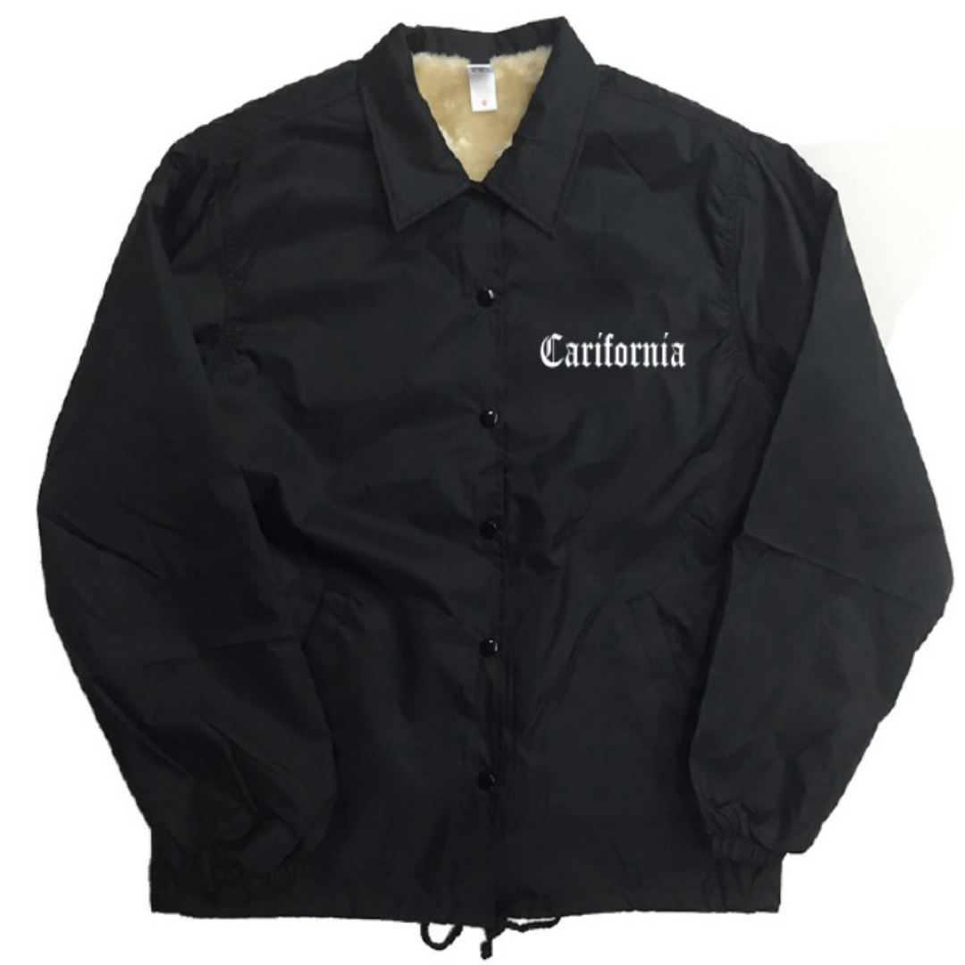  裏ボア コーチジャケット ブラック  メンズのジャケット/アウター(ブルゾン)の商品写真