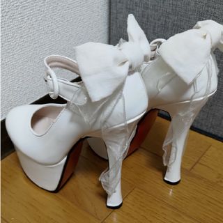 ウェディング　ブライダルシューズ　22.0cm/15cmヒール(ハイヒール/パンプス)