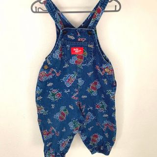 OshKosh - オシュコシュ oshkosh 紫タグピンクオーバーオール made in OshKosh - オシュコシュ oshkosh 紫タグピンクオーバーオール made in