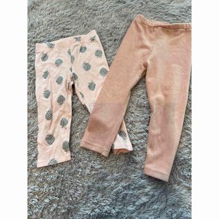 ベビーギャップ(babyGAP)の800円　90cm ピンク系パンツ2着セット　(パンツ/スパッツ)