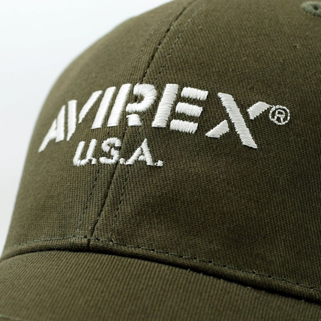 AVIREX(アヴィレックス)のローキャップ 帽子 AVIREX Low Cap カーキ 80057500-35 メンズの帽子(キャップ)の商品写真