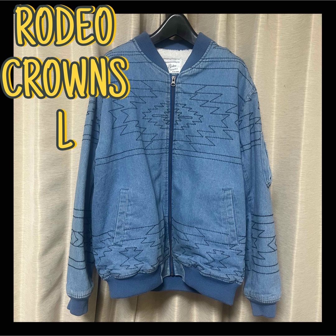 RODEO CROWNS WIDE BOWL(ロデオクラウンズワイドボウル)のRODEO CROWNS ロデオ デニム アウター ブルゾン メンズ メンズのジャケット/アウター(その他)の商品写真