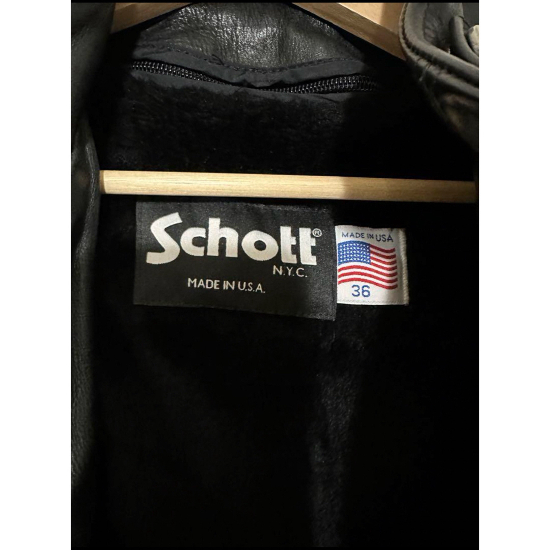schott(ショット)のショット　schott ライダース　メンズ メンズのジャケット/アウター(ライダースジャケット)の商品写真