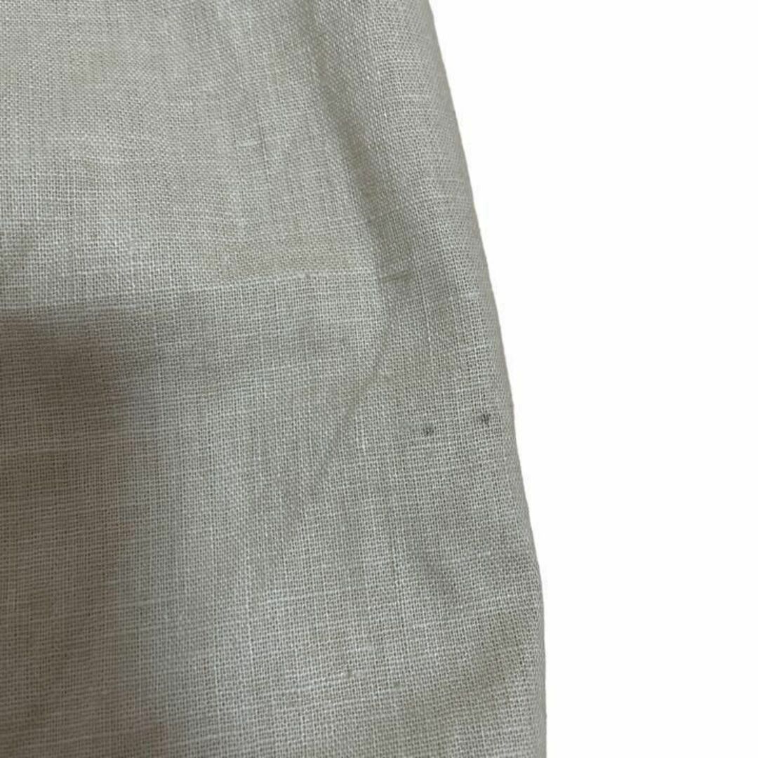 SAISON DE ELLE【11】未使用 タグ 麻 リネン カジュアル パンツ レディースのパンツ(カジュアルパンツ)の商品写真