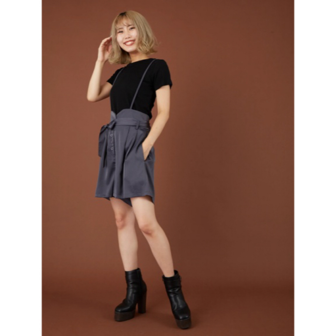 CECIL McBEE(セシルマクビー)のCECIL McBEE サロペット&インナーセット レディースのパンツ(サロペット/オーバーオール)の商品写真