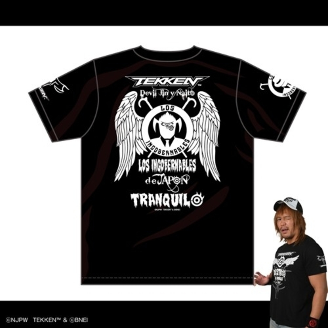 新日本プロレス 鉄拳 内藤哲也 デビル仁 コラボ Tシャツ 新品 未開封 限定版 エンタメ/ホビーのタレントグッズ(スポーツ選手)の商品写真