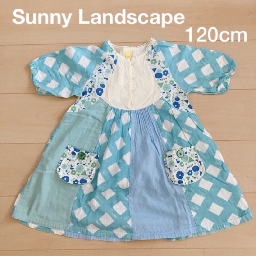 SunnyLandscape(サニーランドスケープ)のSunny Landscape☆チュニックワンピース　120cm キッズ/ベビー/マタニティのキッズ服女の子用(90cm~)(ワンピース)の商品写真