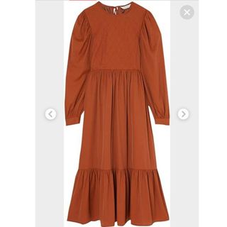 マウジー(moussy)の(新品)MOUSSY　DIAMOND QUILT DRESS　ロングワンピース(ロングワンピース/マキシワンピース)