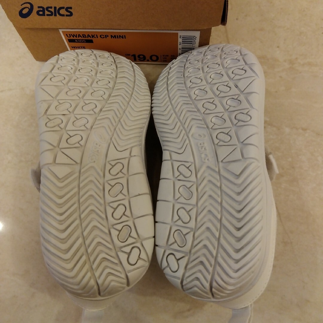 asics(アシックス)のY様☆asics　アシックス上履き　うわばき　19.0㎝　CP MINI キッズ/ベビー/マタニティのキッズ靴/シューズ(15cm~)(スクールシューズ/上履き)の商品写真