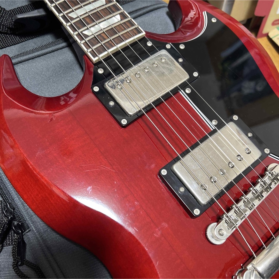 FUJIGEN(フジゲン)の【送料無料！】fgn フジゲン SG JSG-5R fujigen 美品 楽器のギター(エレキギター)の商品写真
