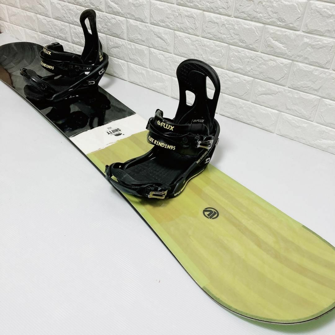 FLOWモデル名スノーボードセット FLOW 151cm バイン FLUX 25-28cm