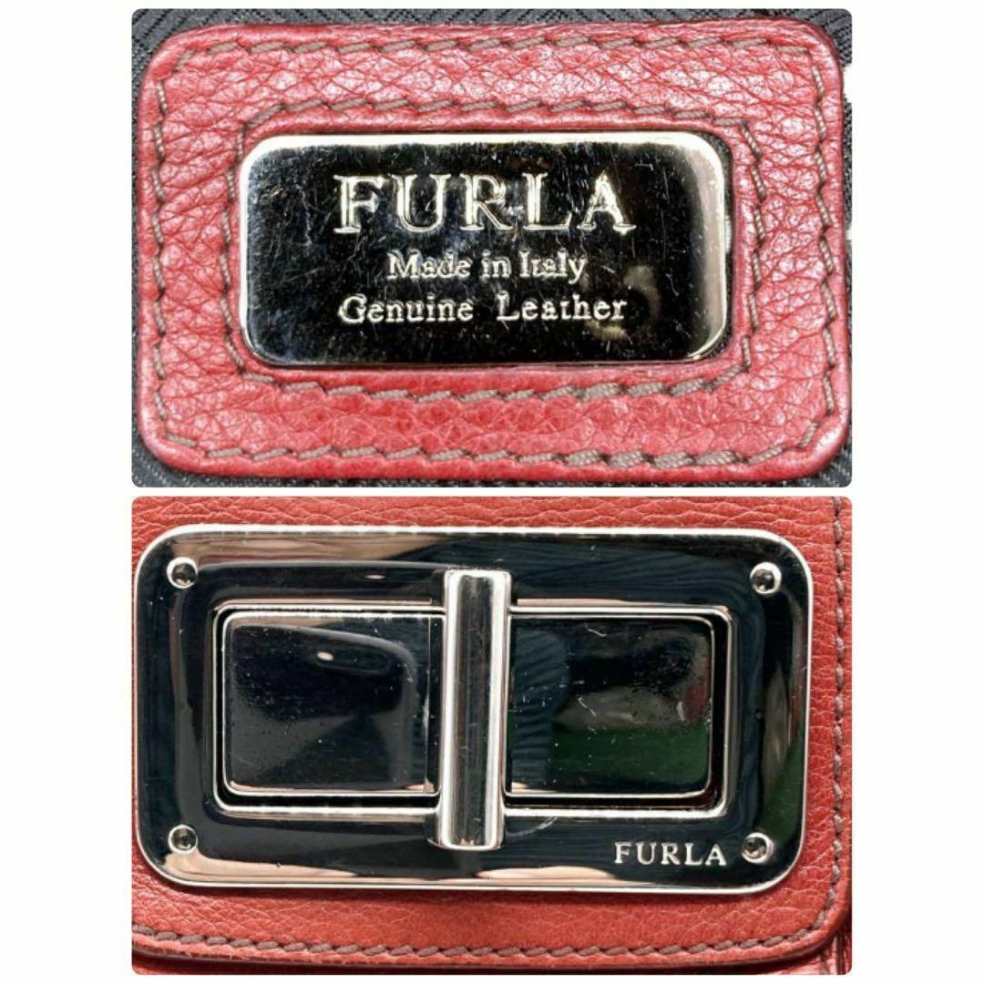 Furla(フルラ)のFURLAフルラ ハンドバック ワンショルダーバッグ ターンロック 金具 ドッド レディースのバッグ(ショルダーバッグ)の商品写真