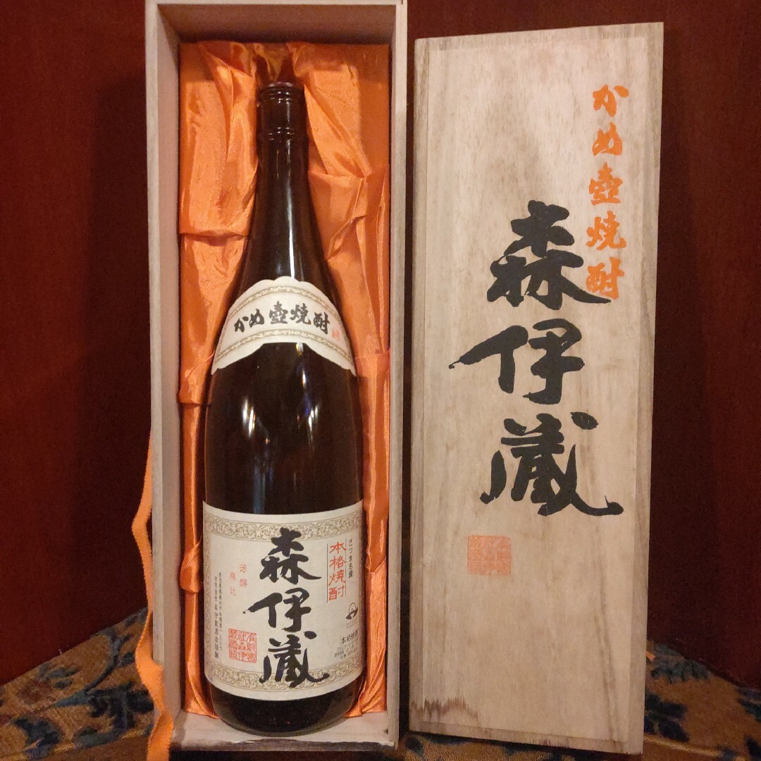 森伊蔵 - 1/1迄限定出品！かめ壺焼酎 森伊蔵 木箱入り 空ビンの通販 by