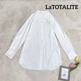 ラトータリテ(La TOTALITE)のLaTOTALITE 襟袖フリルシャツ サイズフリー(シャツ/ブラウス(長袖/七分))