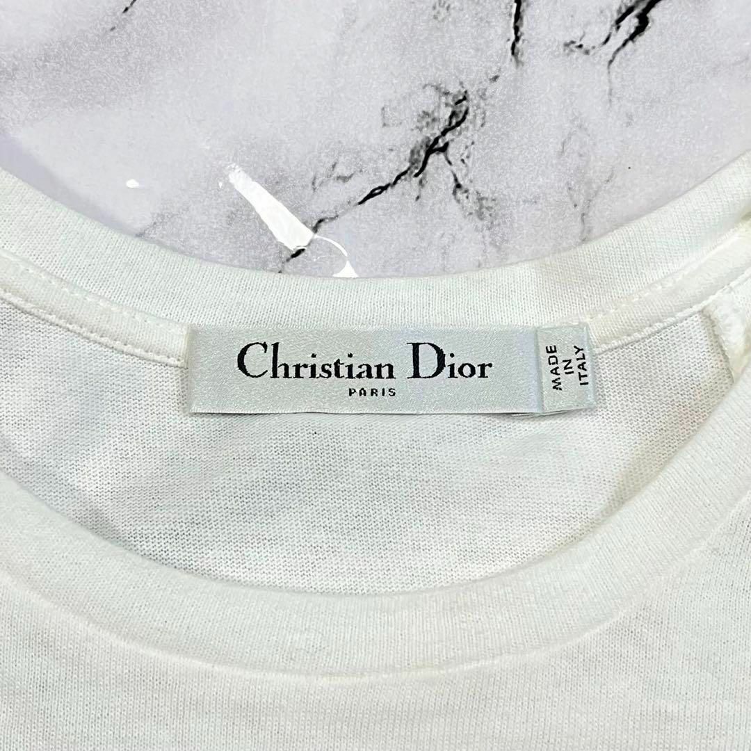 Christian Dior(クリスチャンディオール)の【日本限定】Christian Dior コットンフリルシャツ 2023SS レディースのトップス(Tシャツ(半袖/袖なし))の商品写真