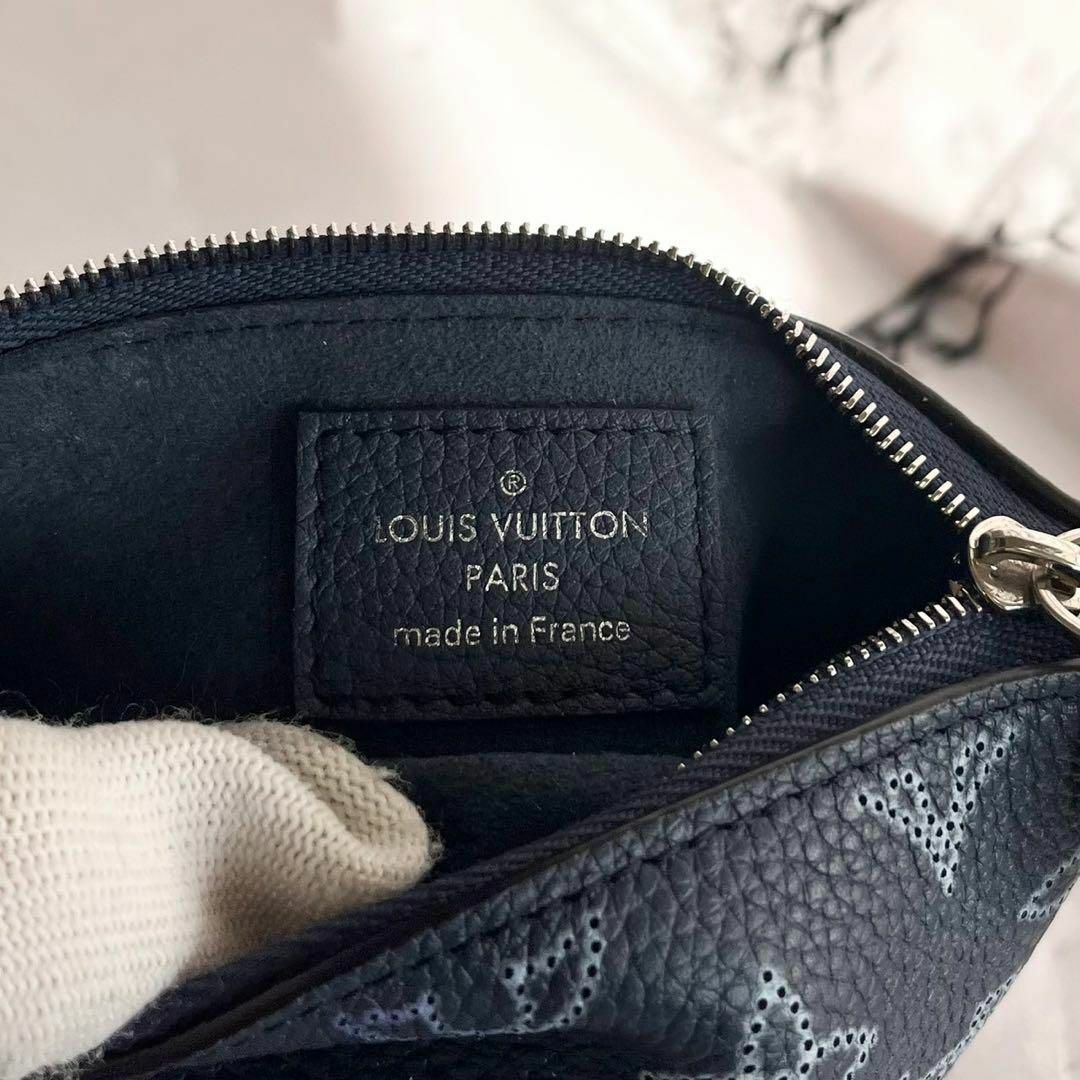 Louis Vuitton ルイヴィトン マヒナ ポシェットクレ コインケース