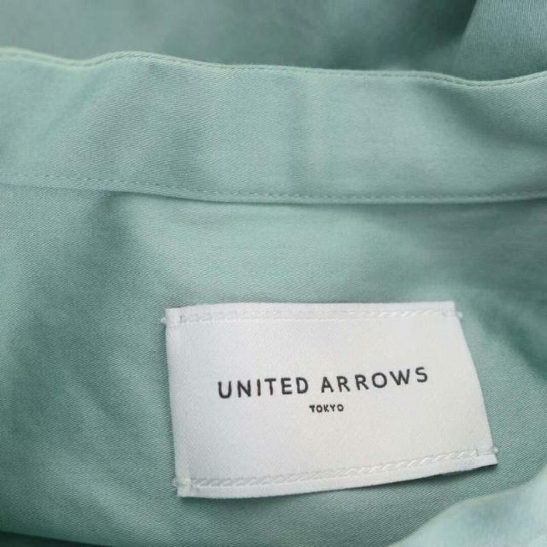 UNITED ARROWS(ユナイテッドアローズ)のユナイテッドアローズ バンドカラーシャツ 長袖 36 ミントグリーン レディースのトップス(シャツ/ブラウス(長袖/七分))の商品写真