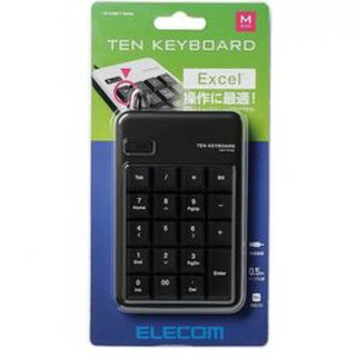 エレコム(ELECOM)のエレコム テンキーパッド TK-TCM011 TK-TCM011BK(PC周辺機器)