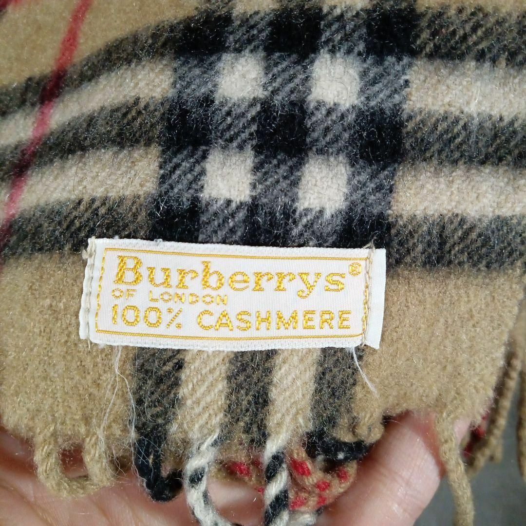 BURBERRY(バーバリー)の2350超美品　バーバリーズ　マフラー　最高級カシミヤ100　ノヴァチェック レディースのファッション小物(マフラー/ショール)の商品写真