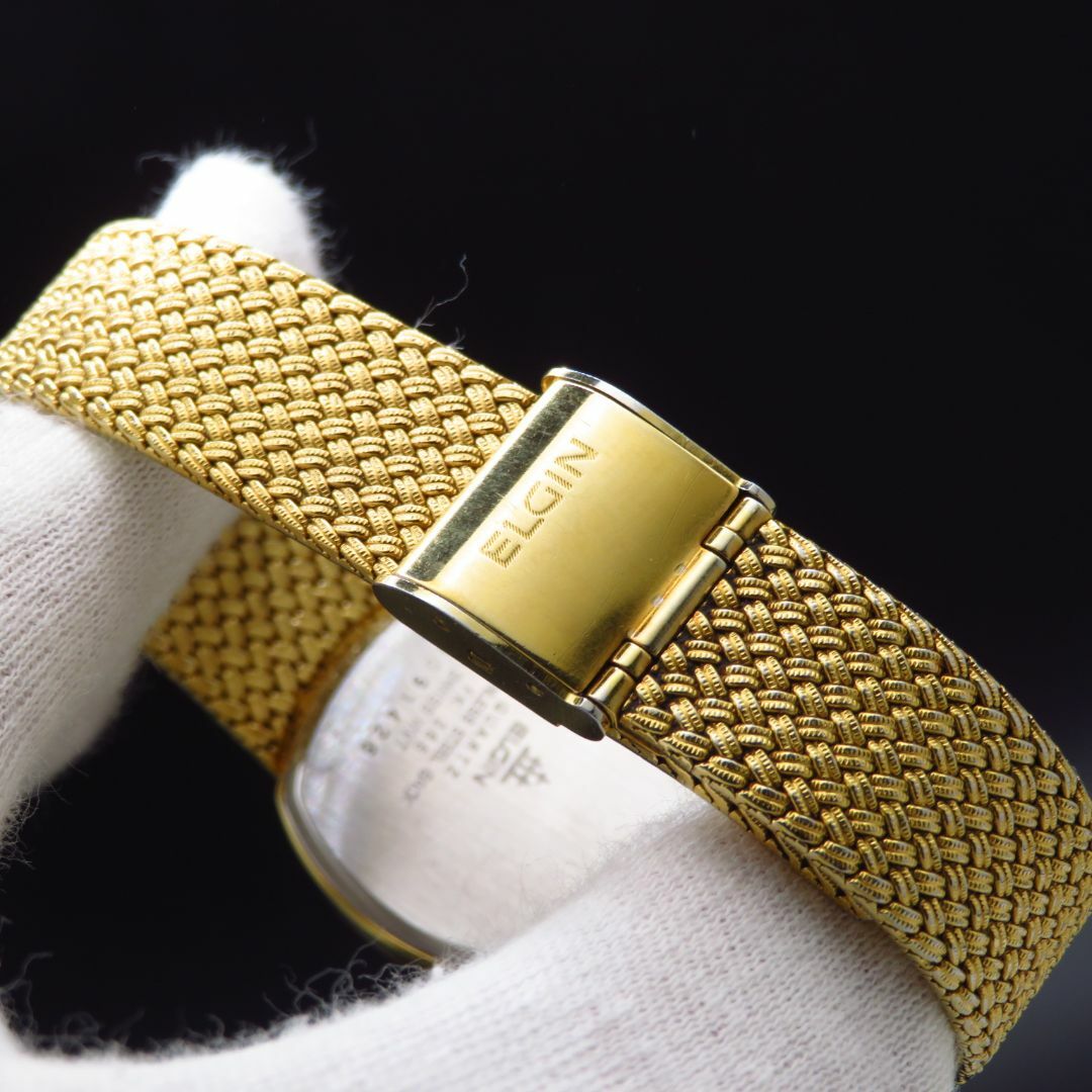 ELGIN(エルジン)のELGIN 腕時計 ゴールド 4P ブレスレットウォッチ メンズの時計(腕時計(アナログ))の商品写真