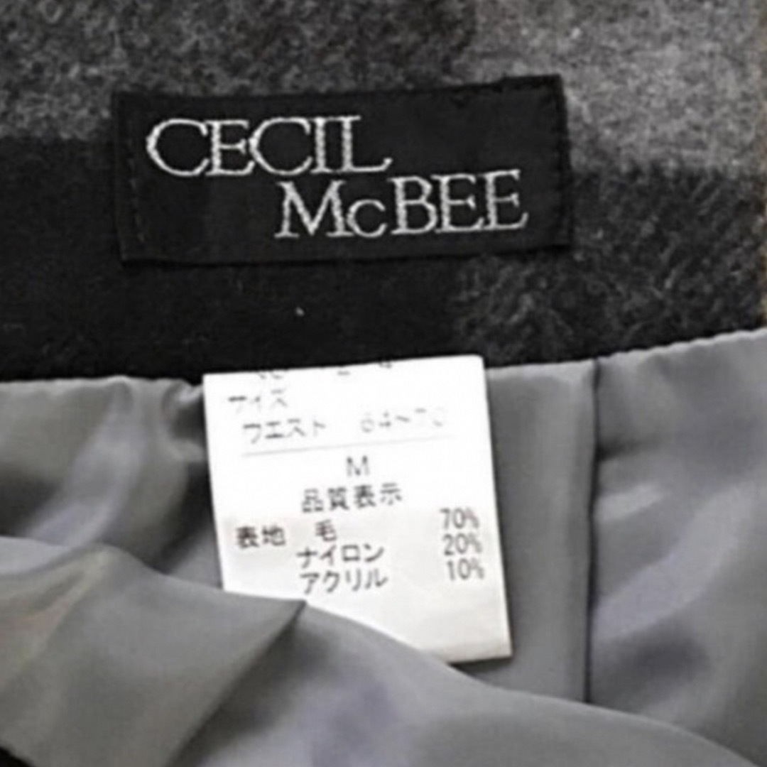 CECIL McBEE(セシルマクビー)のCECIL McBEE チェックスカート ミニスカート フレアスカート レディースのスカート(ミニスカート)の商品写真